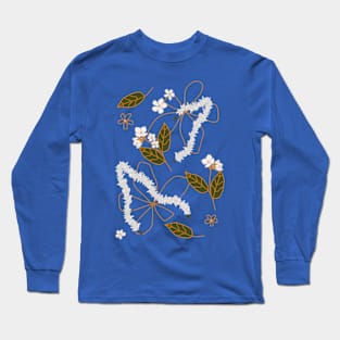 Flower Pattern Long Sleeve T-Shirt